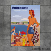 Portorose beach