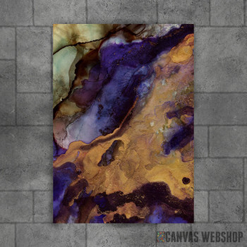 Purple and Gold Abstract Purple and Gold Abstract