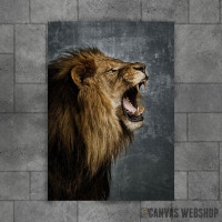 Roar wild lion