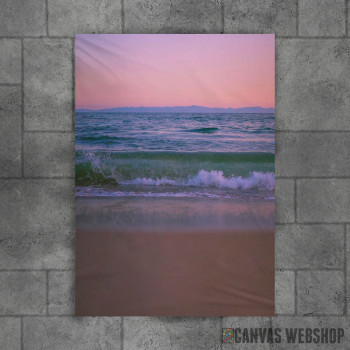 Sandy Beach At Sunset Sandy Beach At Sunset