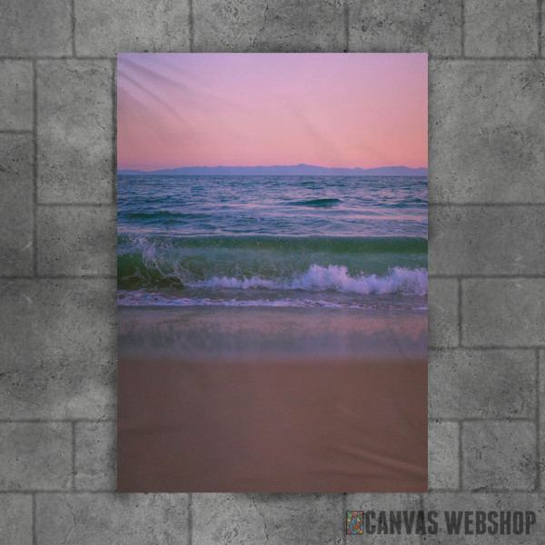 Sandy Beach At Sunset Sandy Beach At Sunset