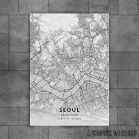 Seul mapa - white Seul mapa - white