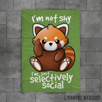Shy red panda Shy red panda