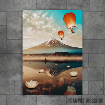 Sky Lanterns Flying