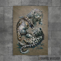 Snow leopards kids Snow leopards kids