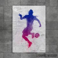 Soccer player painted 2 Soccer player painted 2