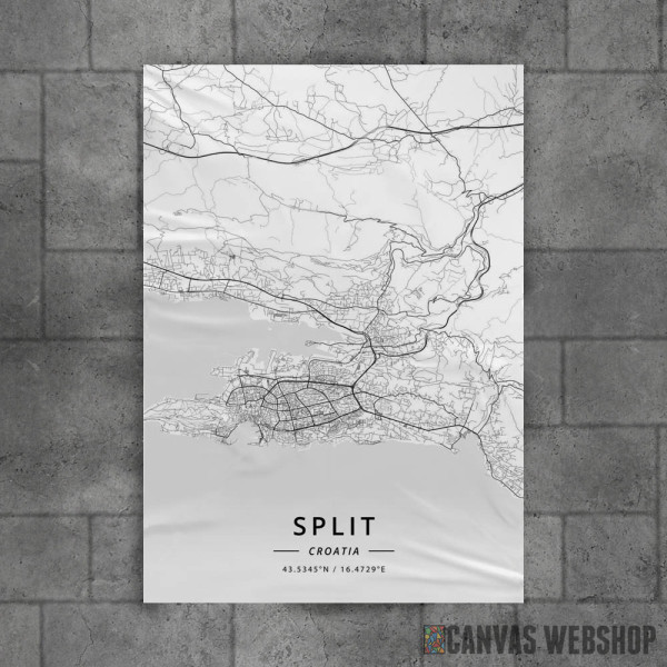 Split mapa - white Split mapa - white