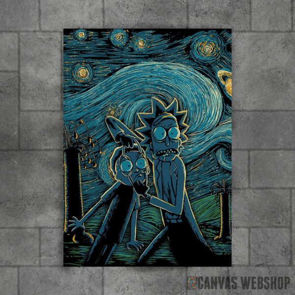 Starry Rick And Morty Starry Rick And Morty