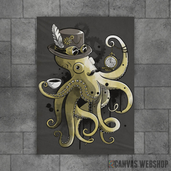 Steampunk octopus