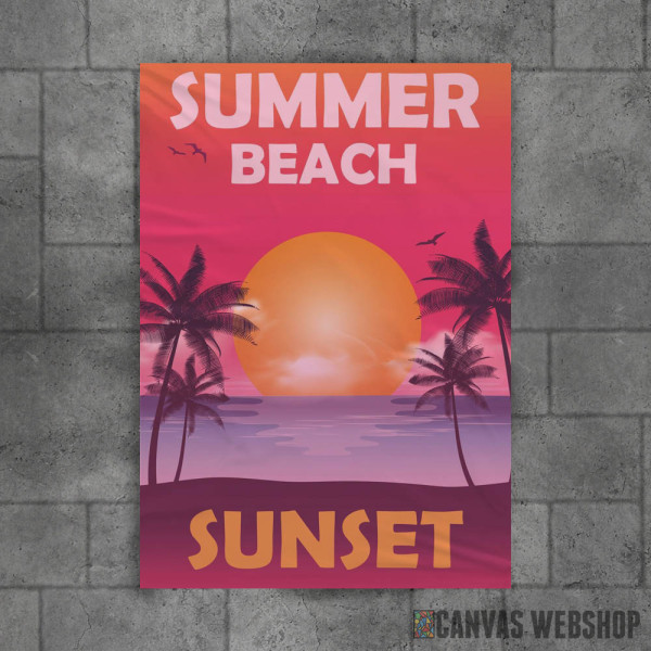 Summer Palm Beach Sunset