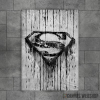 Superman logo scratched Superman logo scratched