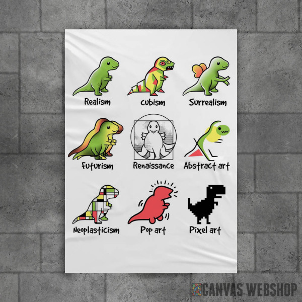 T-rex art styles T-rex art styles
