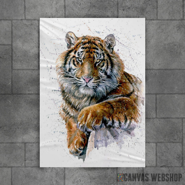 Tiger watercolor 3
