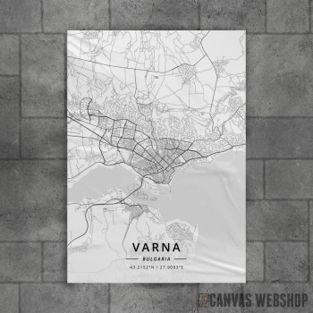 Varna mapa - white Varna mapa - white