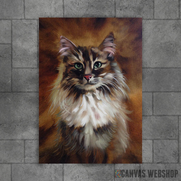 Vintage Cat painting Vintage Cat painting
