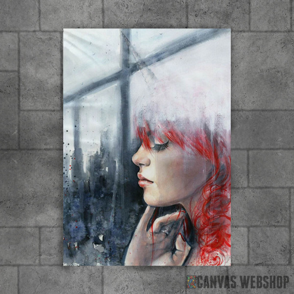 Watercolor fantasy grunge