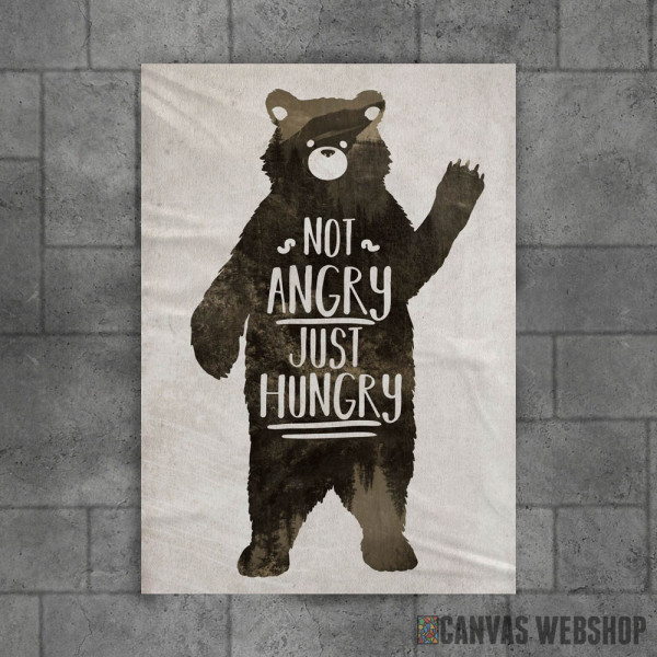 not angry just hungry
