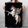 Astronaut Rides A Unicorn