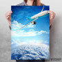 Avion na nebu