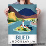 Bled lake Yugoslavia Bled lake Yugoslavia
