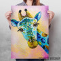 Blue giraffe