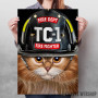 Brave Firefighter Cat