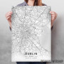 Dablin mapa - white Dablin mapa - white