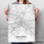 Drezden mapa - white Drezden mapa - white