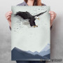 Eagle Bird over Mountains Eagle Bird over Mountains