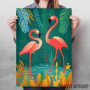 Flamingos Birds on water Flamingos Birds on water