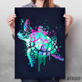 Fluo sea turtle Fluo sea turtle
