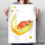 Fox sleeps on the Moon Fox sleeps on the Moon