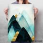 Gold and Blue Hills
