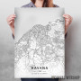 Havana mapa - white