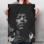 Hendrix black and white
