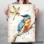 Interesting Relationships (water colour art)