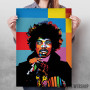 Jimi Hendrix pop art