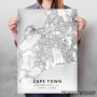 Kejptaun mapa - white