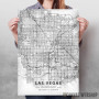 Las Vegas mapa - white Las Vegas mapa - white