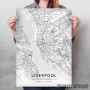 Liverpul mapa - white