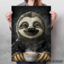 Morning Sloth Coffee Black
