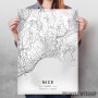 Nica mapa - white