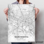 Niremberg mapa - white