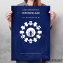 No532 My Interstellar minimal movie poster A team of e ... No532 My Interstellar minimal movie poster A team of e ...