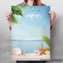 Palm Beach With Seashells Palm Beach With Seashells