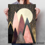 Pink and Gold Peaks