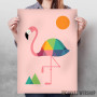 Rainbow Flamingo