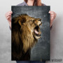 Roar wild lion