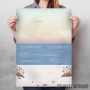 Sandy Beach Sea Painted