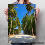 Sandy Palm Way To The Sea